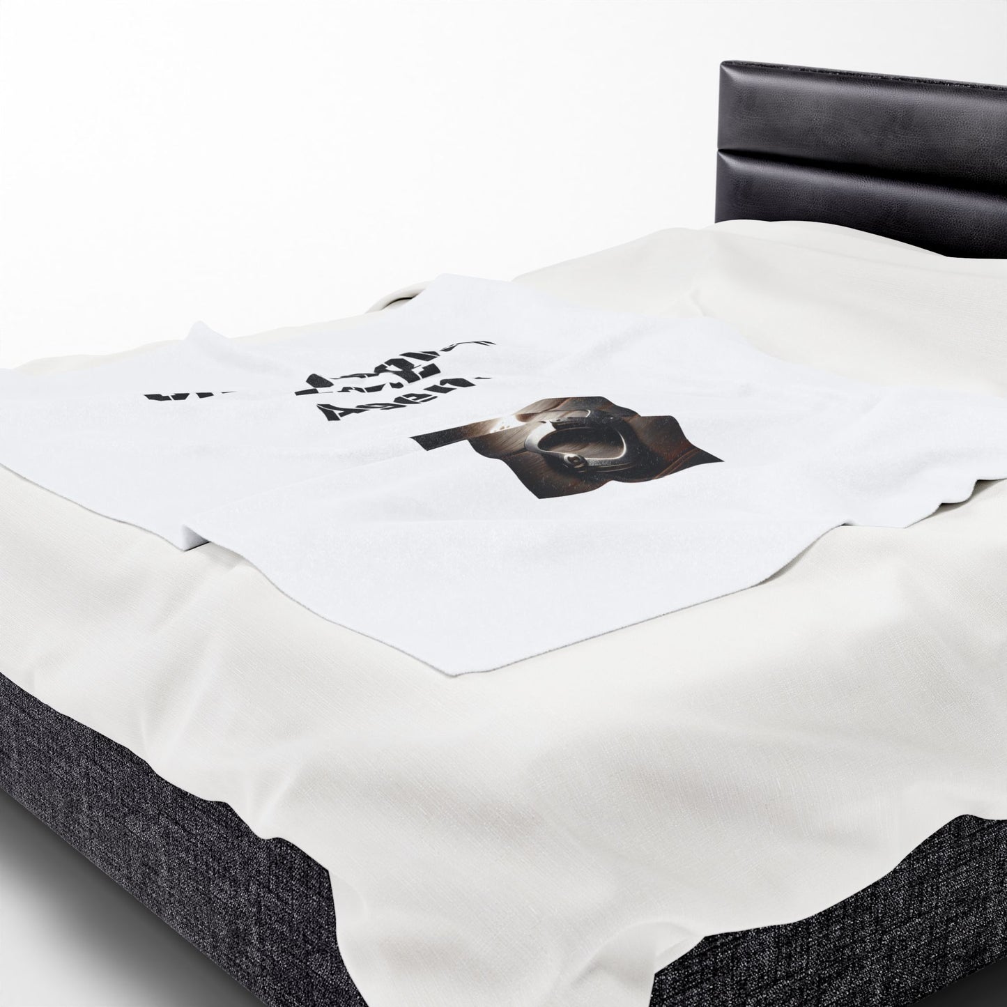 Undercover I.C.E. Agent Velveteen Plush Blanket - Cozy Gift for Law Enforcement Enthusiasts