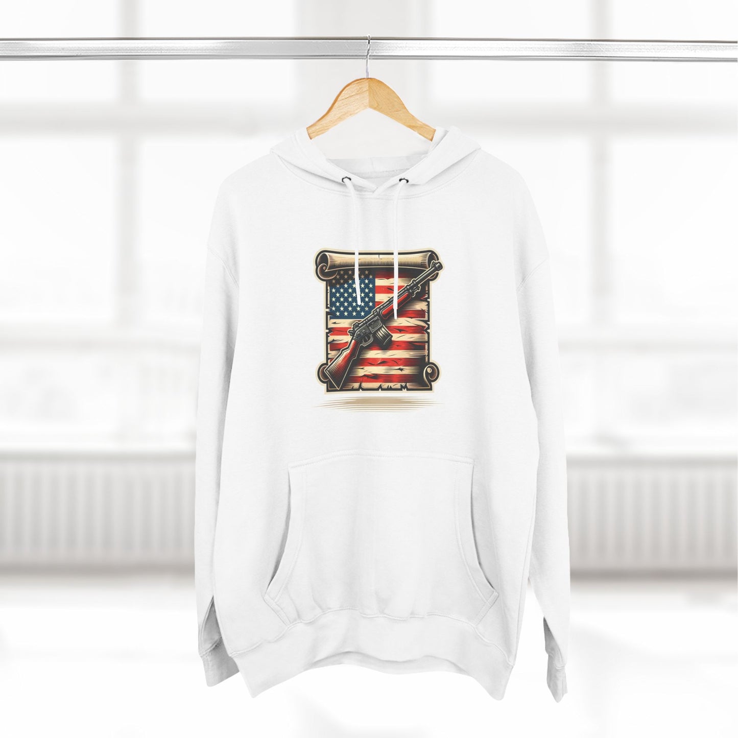 American Shotgun Three-Panel Fleece Hoodie
