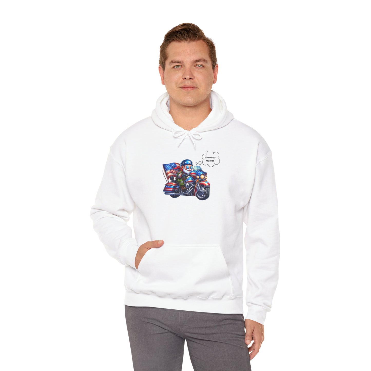 My Country My Rules Unisex Heavy Blend™ Hooded Sweatshirt