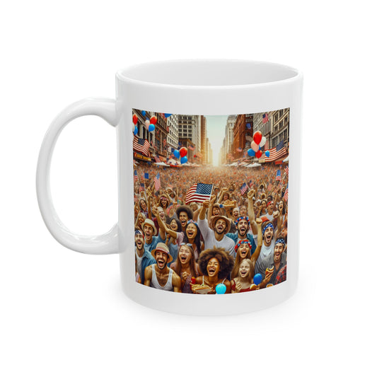 American celebration Ceramic Mug, (11oz, 15oz)