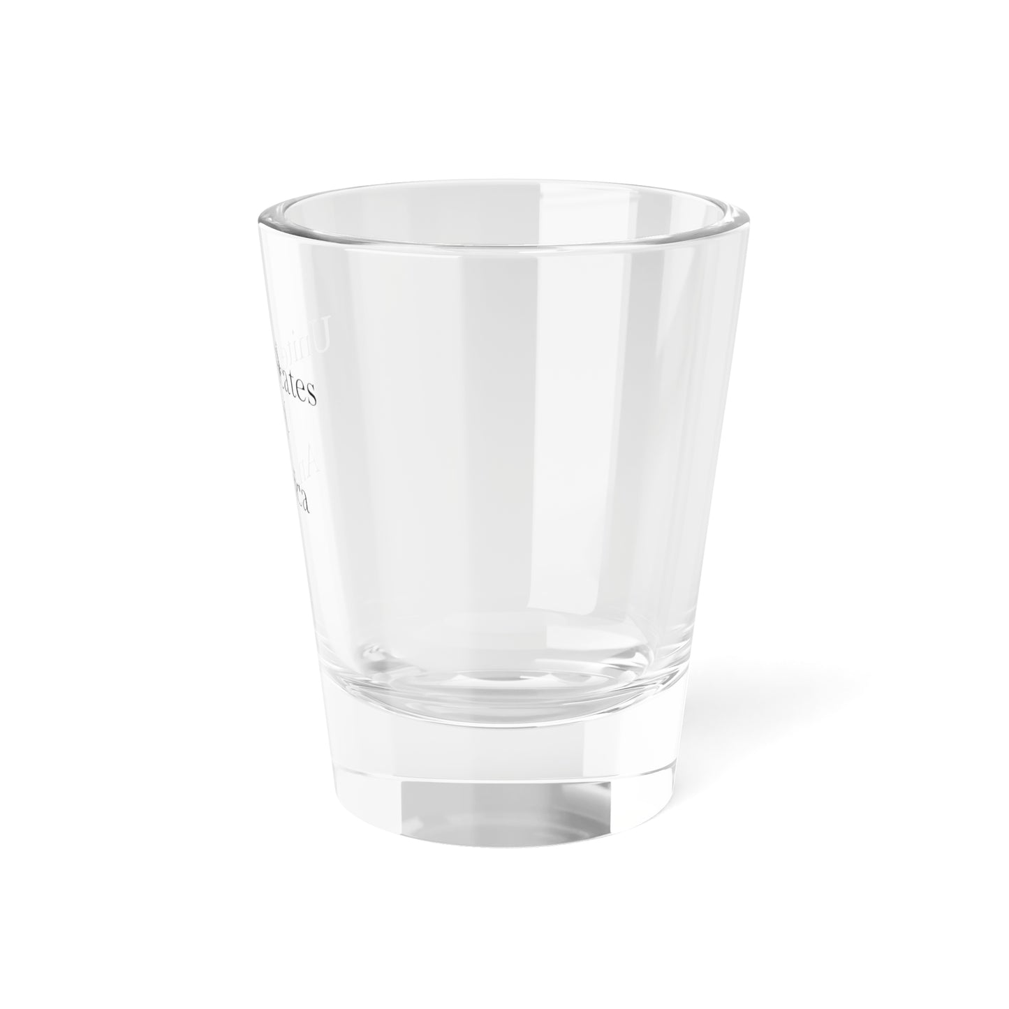 United States of America Shot Glass | 1.5oz Clear Glass Souvenir | Perfect for Collectors & Celebrations