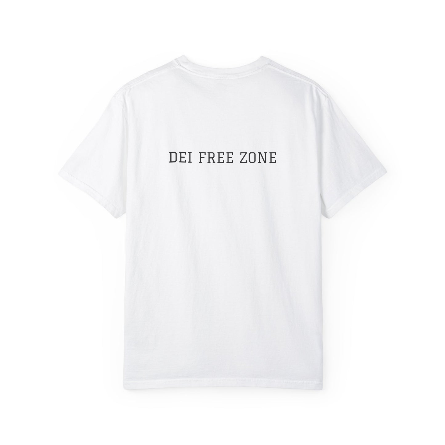 DEI FREE ZONE Unisex Garment-Dyed T-shirt