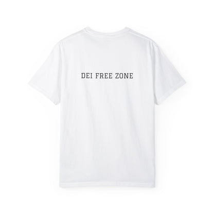 DEI FREE ZONE Unisex Garment-Dyed T-shirt