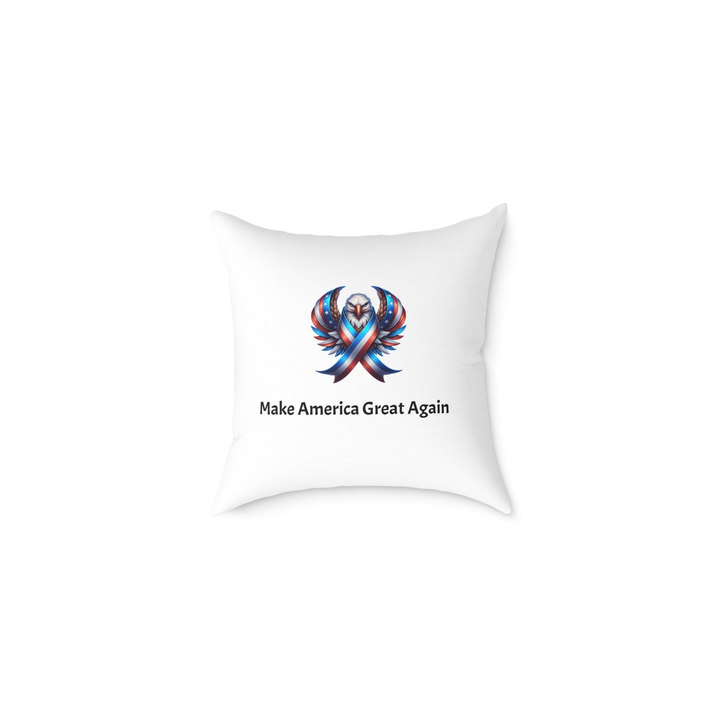 American eagle MAGA Square Poly Canvas Pillow