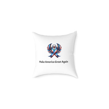 American eagle MAGA Square Poly Canvas Pillow