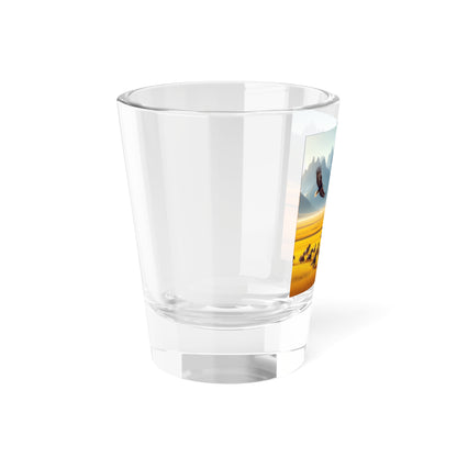 Scenic Wilderness Shot Glass – 5oz, Nature-Inspired Drinkware for Nature Lovers