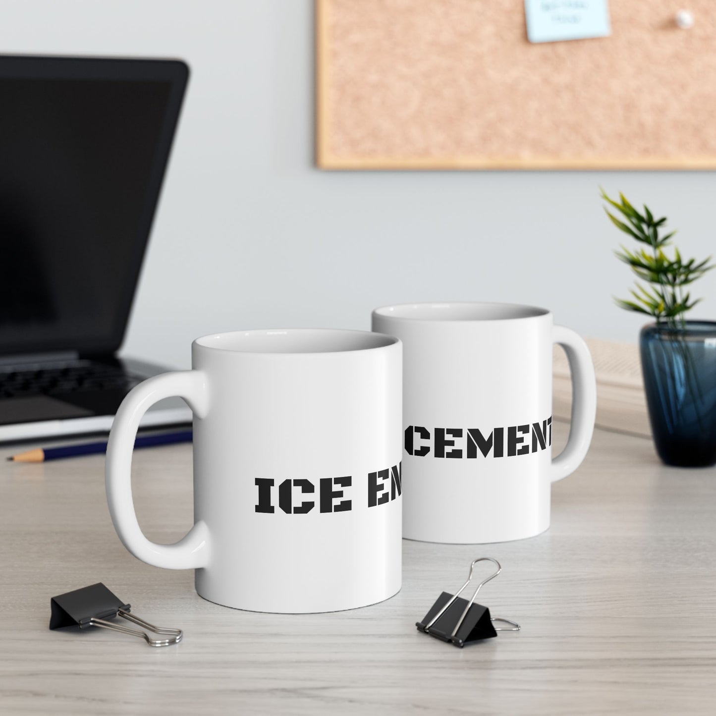 ICE ENFORCEMENT  Ceramic Mug, (11oz, 15oz)