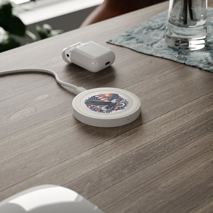 Patriotic eagle Quake Wireless Charging Pad