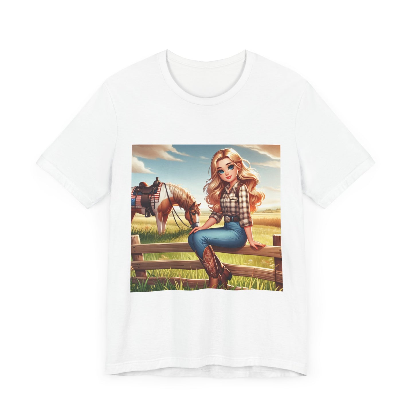 American Cowgirl Unisex Jersey Short Sleeve Tee