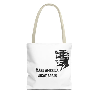 Stencil Donald Trump MAGA Tote Bag (AOP)