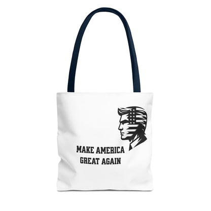 Stencil Donald Trump MAGA Tote Bag (AOP)