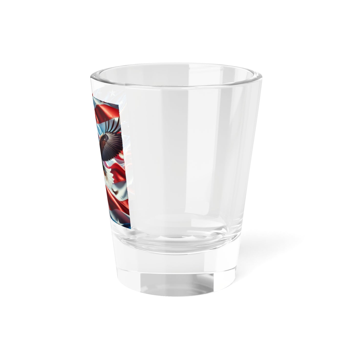 Patriotic Shot Glass with Eagle and American Flag - Perfect for Celebrations