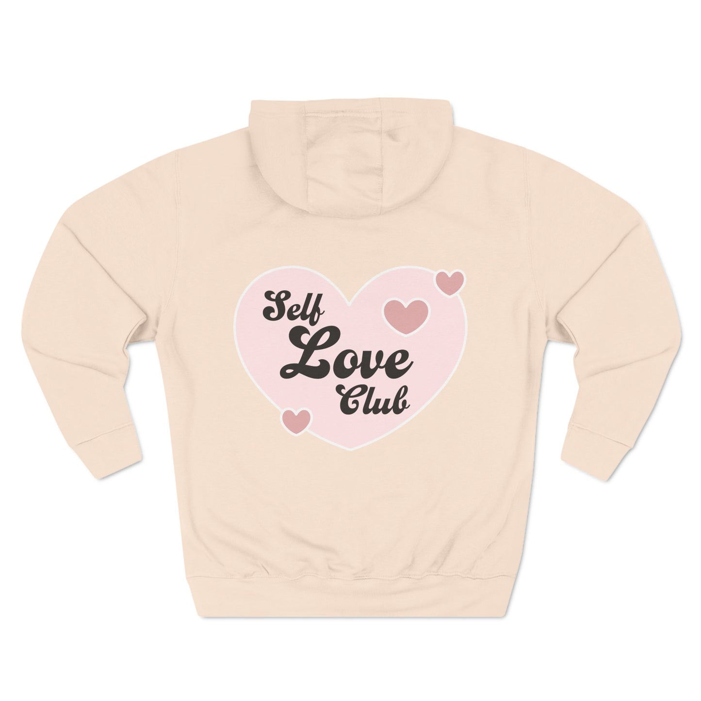 Love Three-Panel Fleece Hoodie