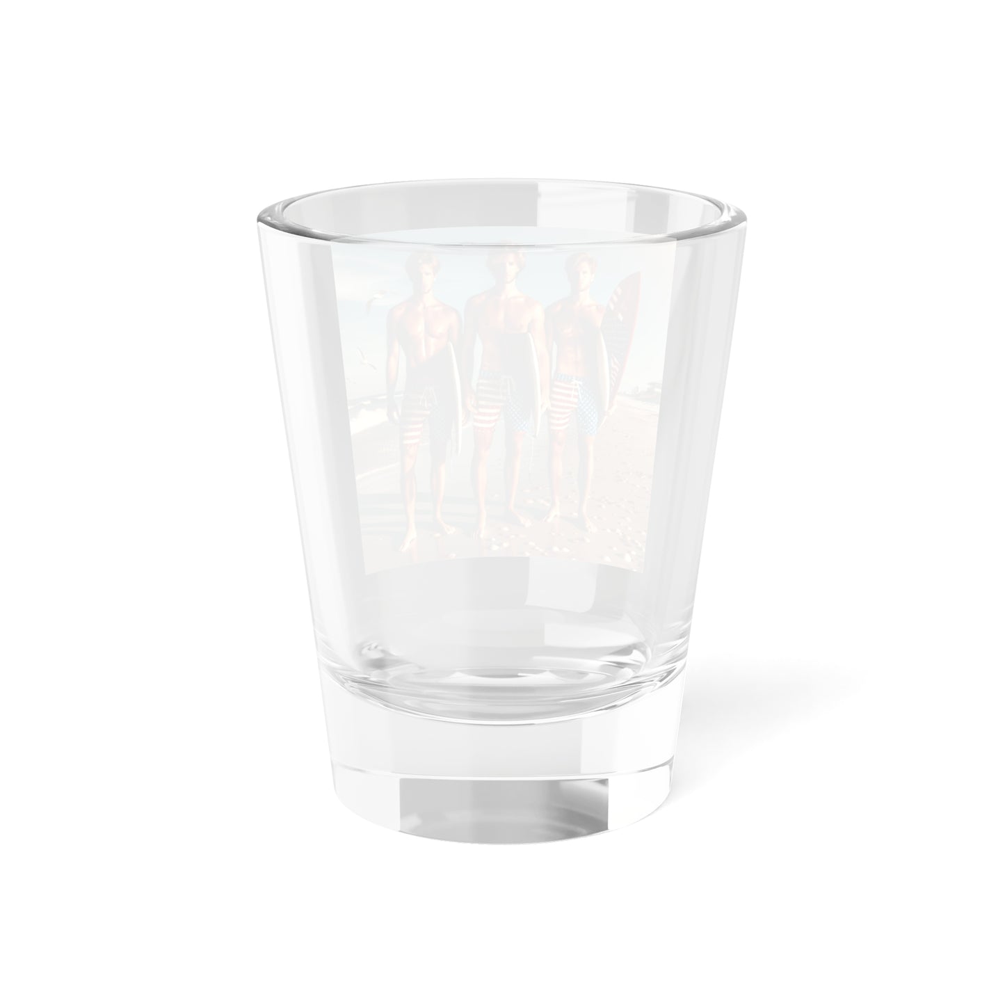 Patriotic Surfing Shot Glass - 1.5oz – Perfect for Parties & Celebrations