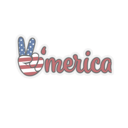 ✌️ America Kiss-Cut Stickers