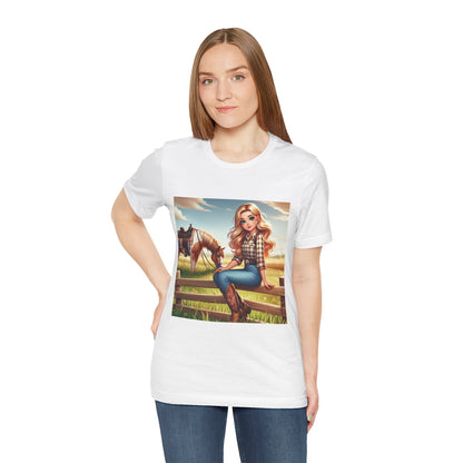 American Cowgirl Unisex Jersey Short Sleeve Tee