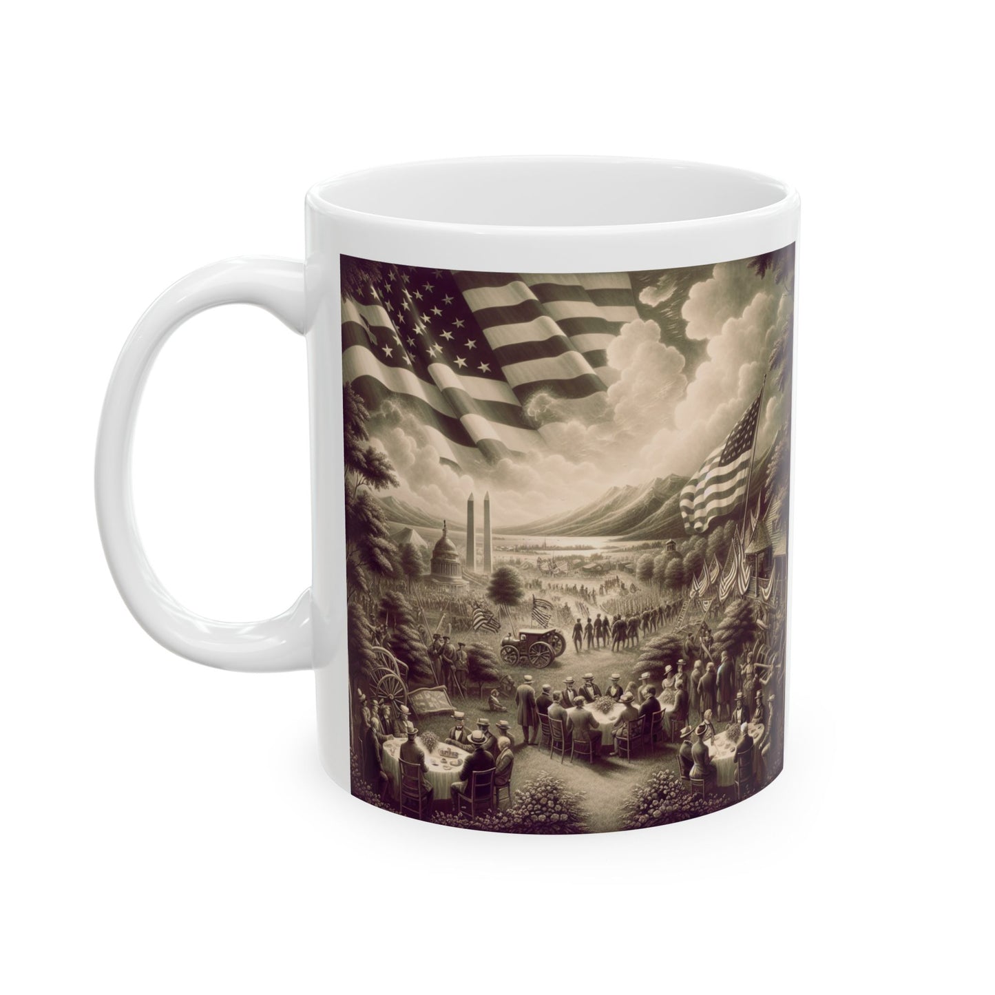 Colonel America Ceramic Mug, (11oz, 15oz)