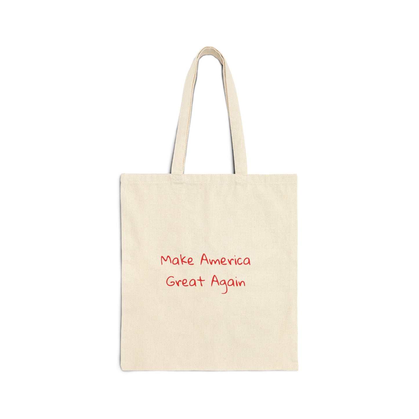 Make America Great Again Cotton Canvas Tote Bag - Eco-Friendly Shopping Companion