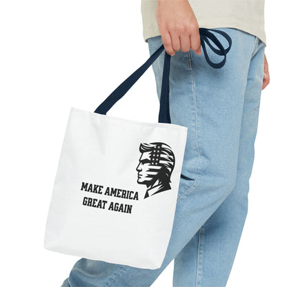 Stencil Donald Trump MAGA Tote Bag (AOP)