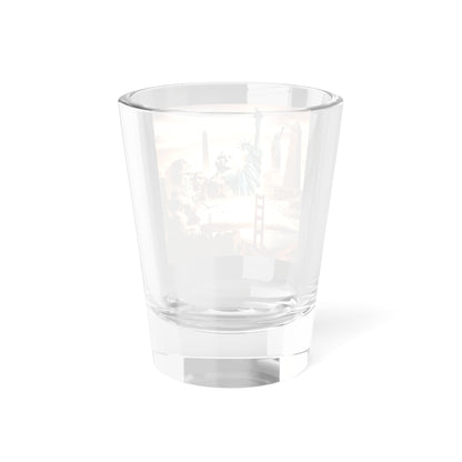 Souvenir Shot Glass - Iconic Landmarks Design