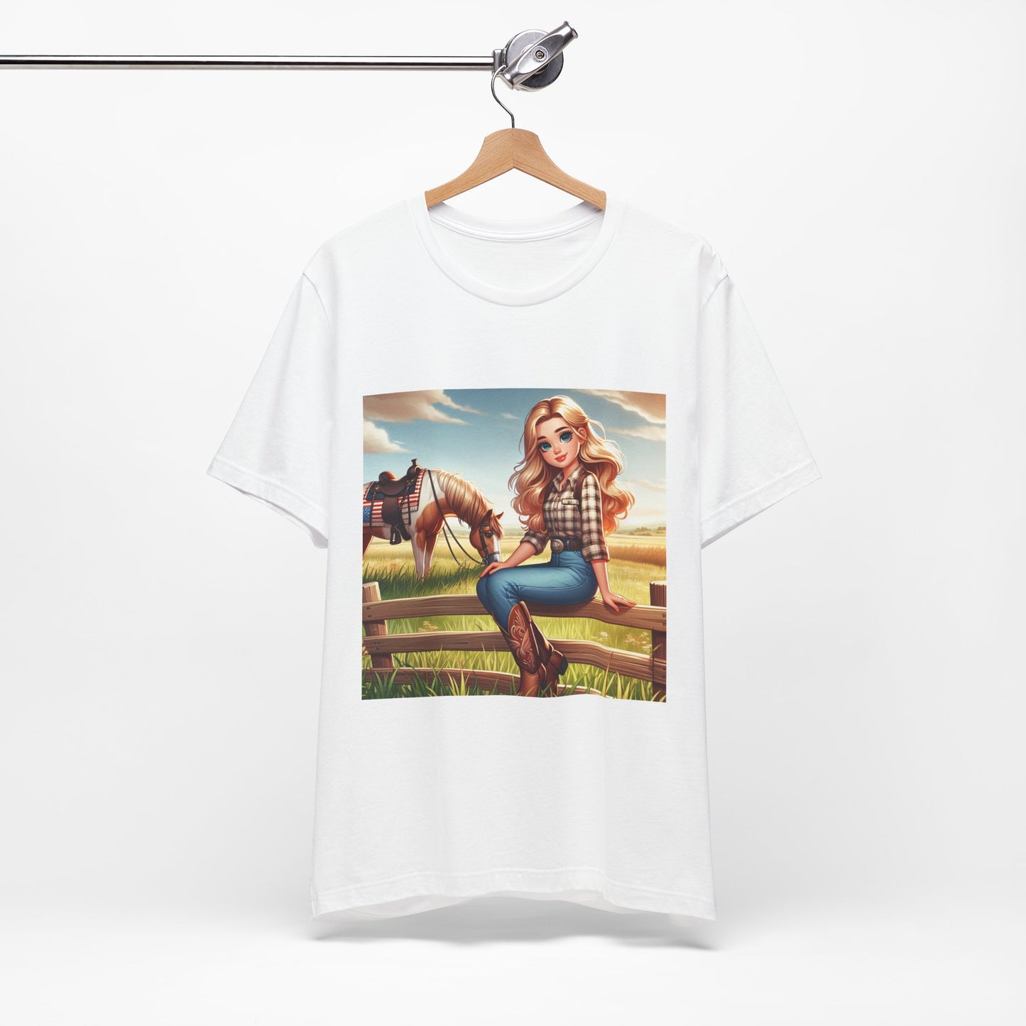 American Cowgirl Unisex Jersey Short Sleeve Tee