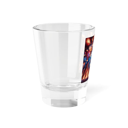 Patriotic Shot Glass with Star Design - Perfect for Celebrations