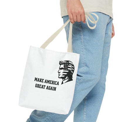 Stencil Donald Trump MAGA Tote Bag (AOP)