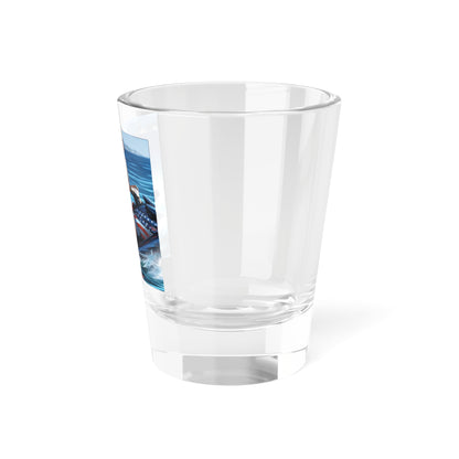 Retro Jet Ski Shot Glass - Fun Summer Drinkware for Beach Lovers