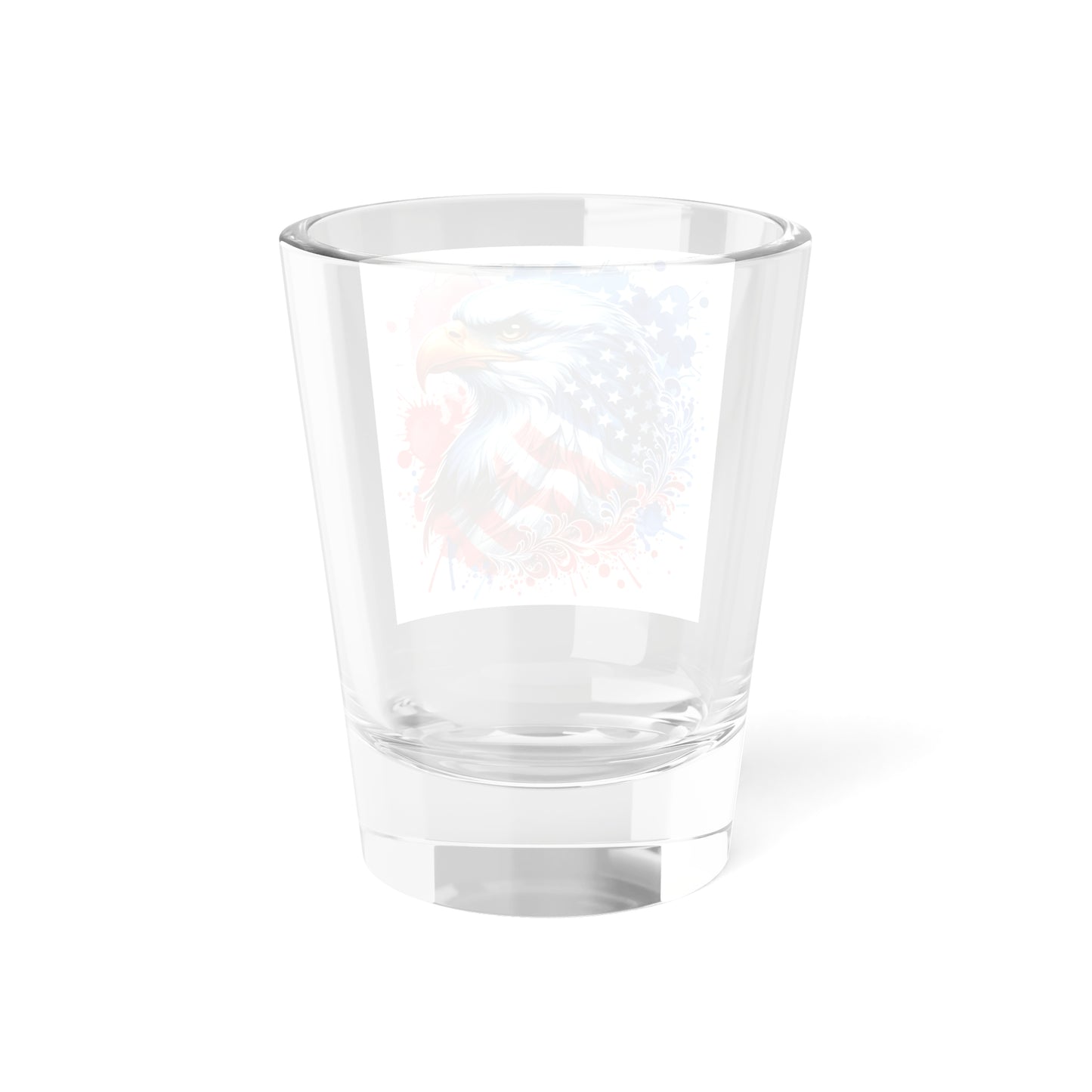 Patriotic Eagle Shot Glass - 1.5oz American Spirit Drinkware