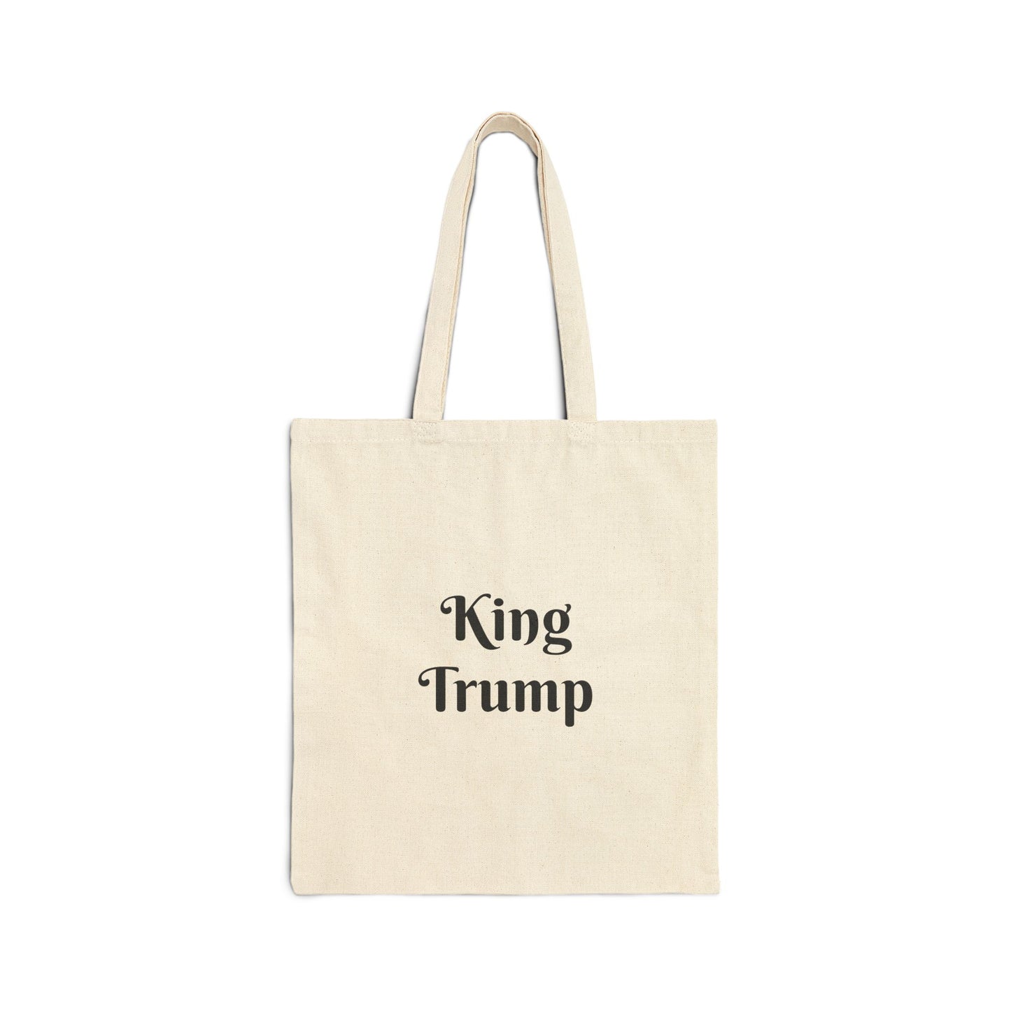 King Trump Cotton Canvas Tote Bag - Stylish Eco-Friendly Shopping Bag