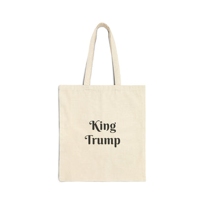 King Trump Cotton Canvas Tote Bag - Stylish Eco-Friendly Shopping Bag