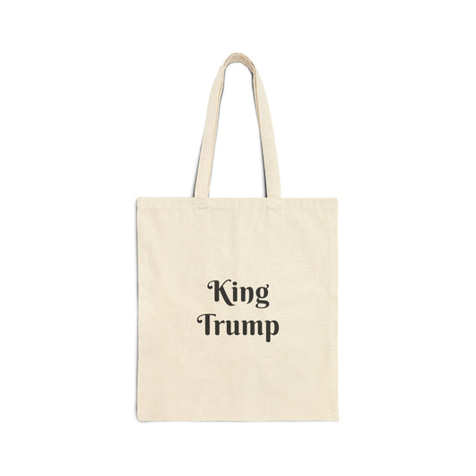 King Trump Cotton Canvas Tote Bag - Stylish Eco-Friendly Shopping Bag