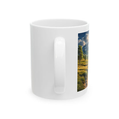 American landscape Ceramic Mug, (11oz, 15oz)