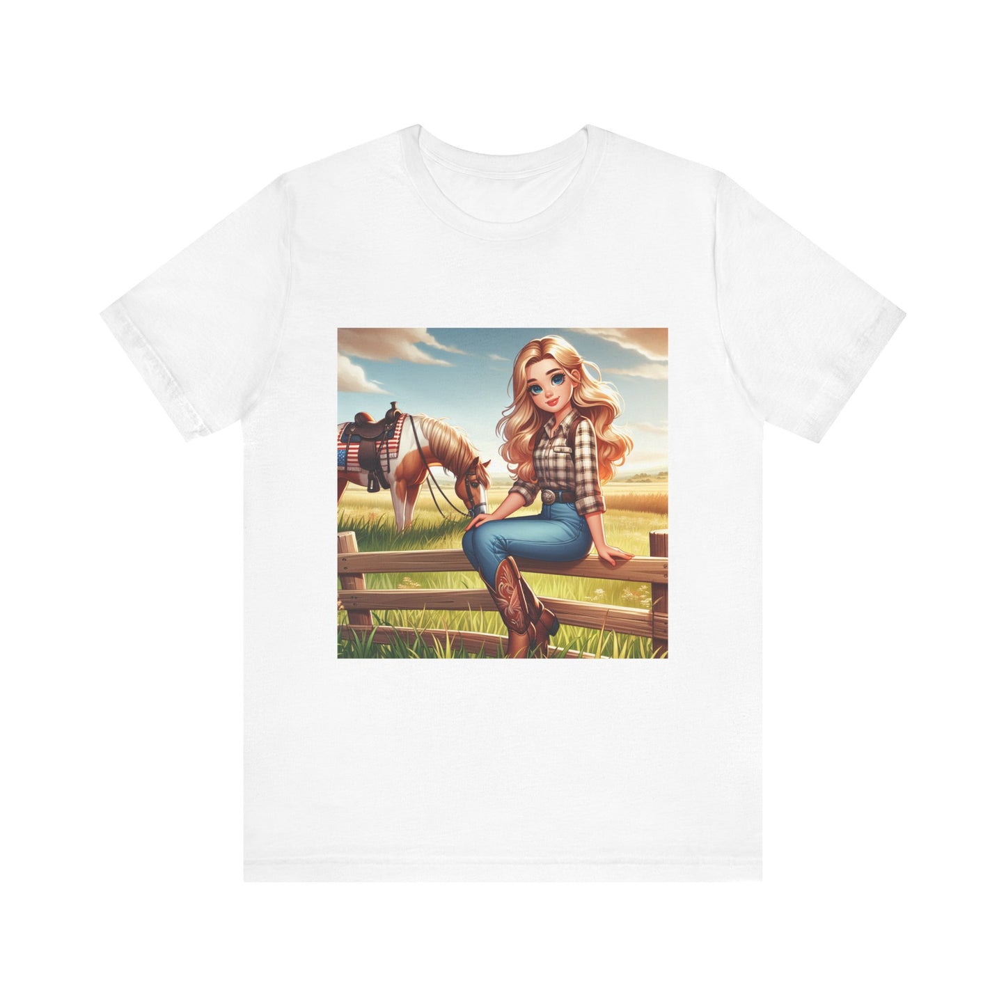 American Cowgirl Unisex Jersey Short Sleeve Tee