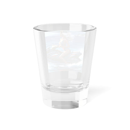 Retro Jet Ski Shot Glass - Fun Summer Drinkware for Beach Lovers