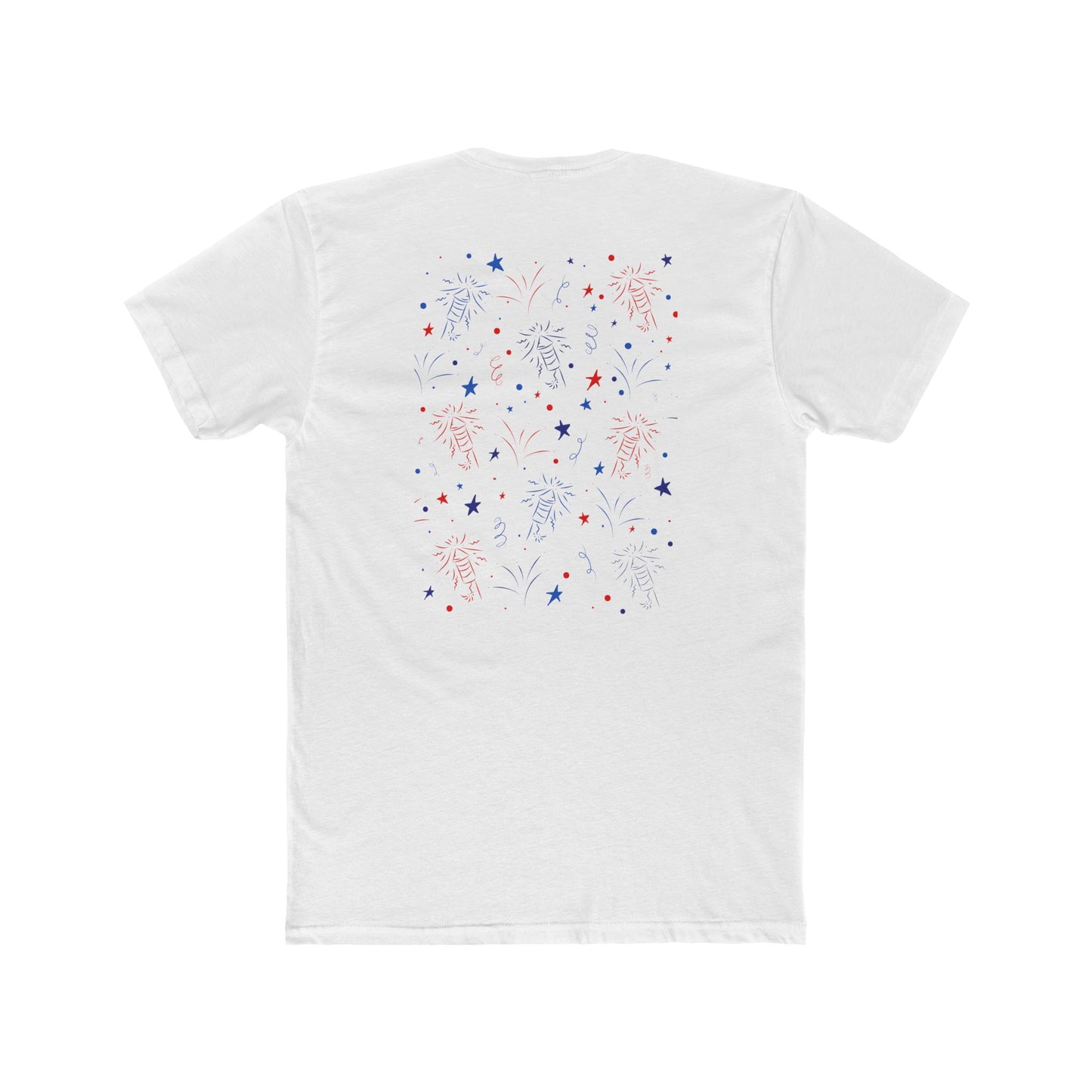 Patriotic Celebration Crew Tee with Liberty Design