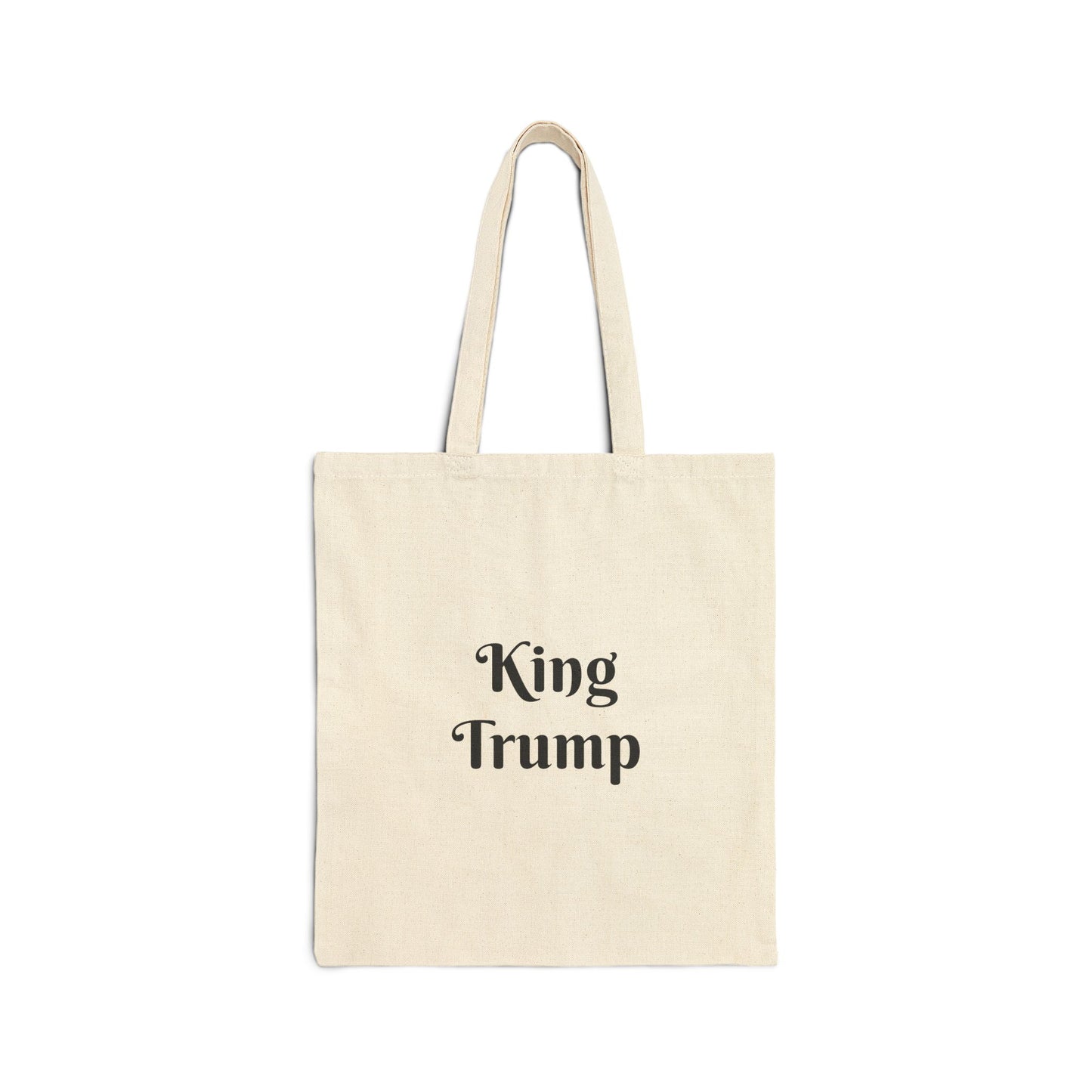 King Trump Cotton Canvas Tote Bag - Stylish Eco-Friendly Shopping Bag