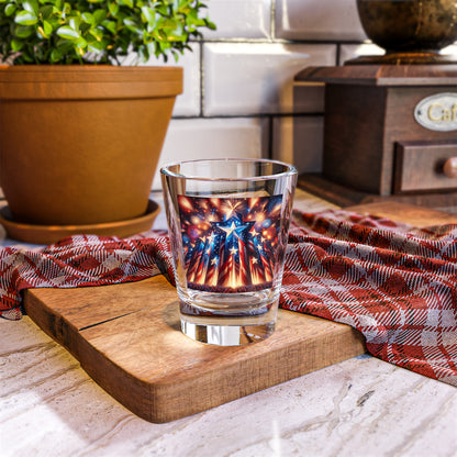 Patriotic Shot Glass with Star Design - Perfect for Celebrations