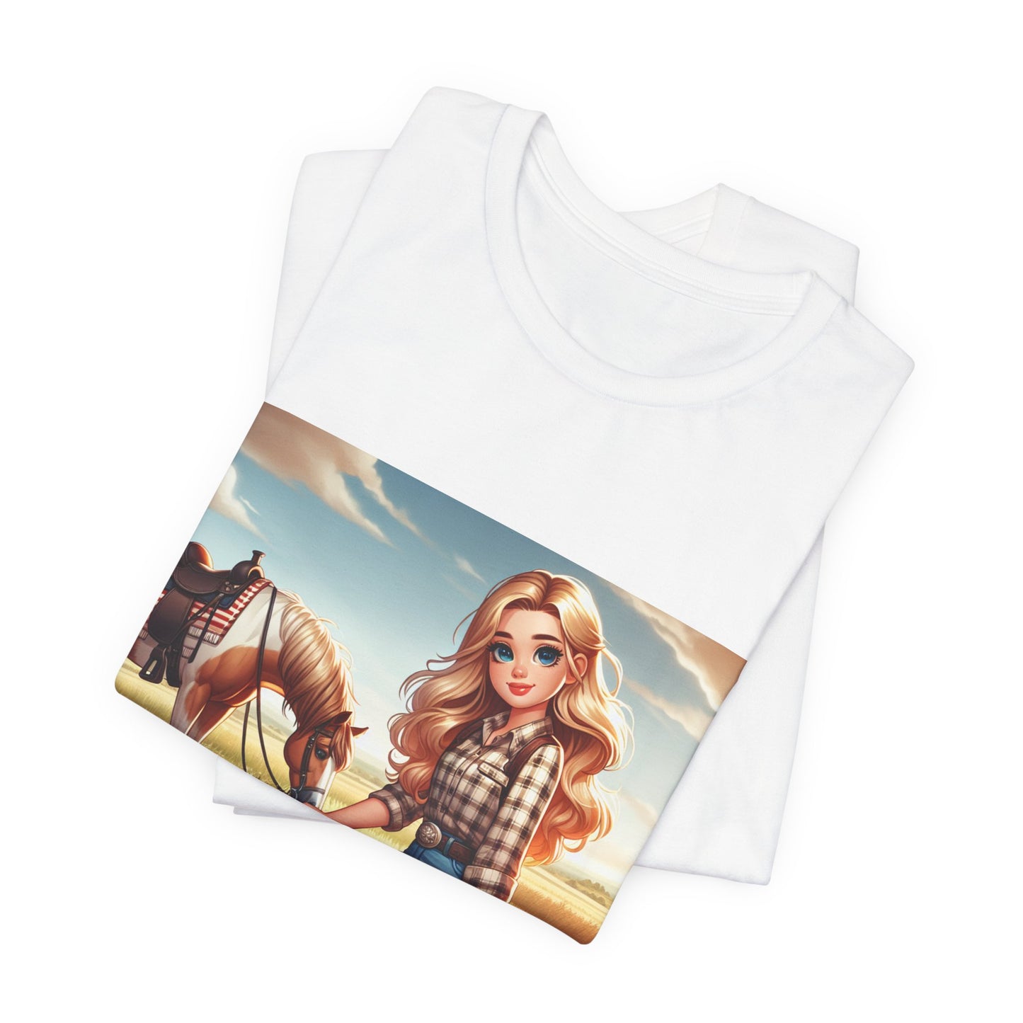 American Cowgirl Unisex Jersey Short Sleeve Tee