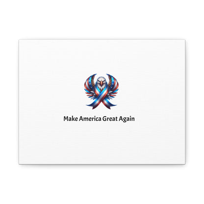 American eagle MAGA Matte Canvas, Stretched, 1.25"