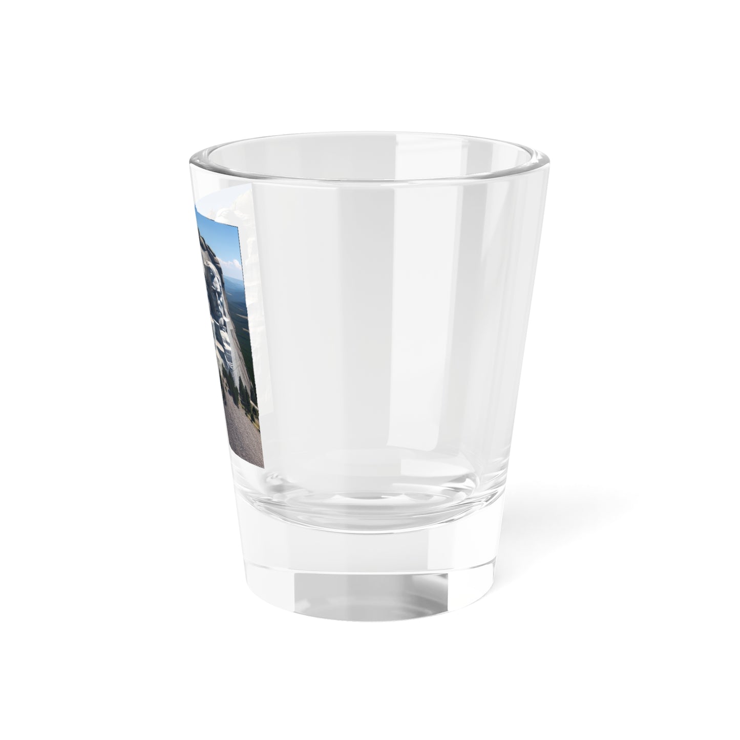 Mount Rushmore Shot Glass – 1.5oz Souvenir Glass for Travelers and Collectors