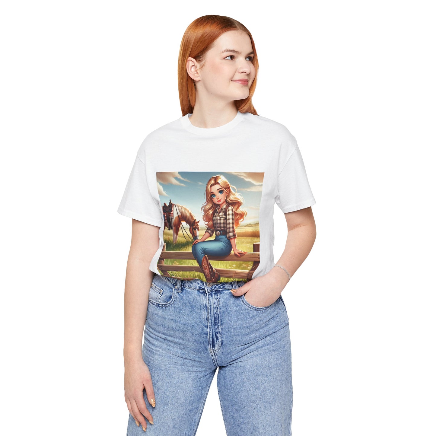 American Cowgirl Unisex Jersey Short Sleeve Tee