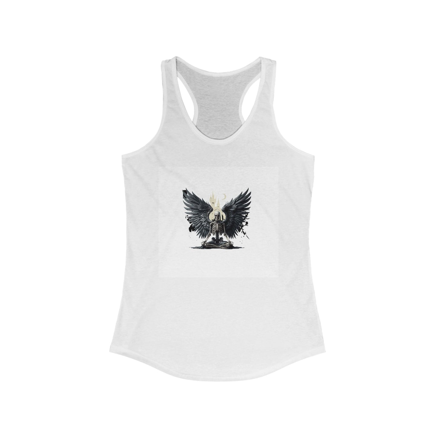 Skeleton Angel Women's Ideal Racerback Tank