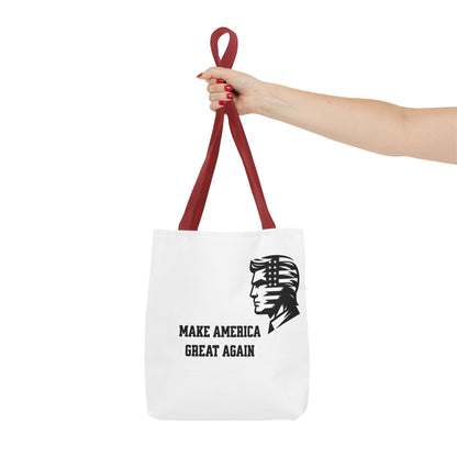 Stencil Donald Trump MAGA Tote Bag (AOP)